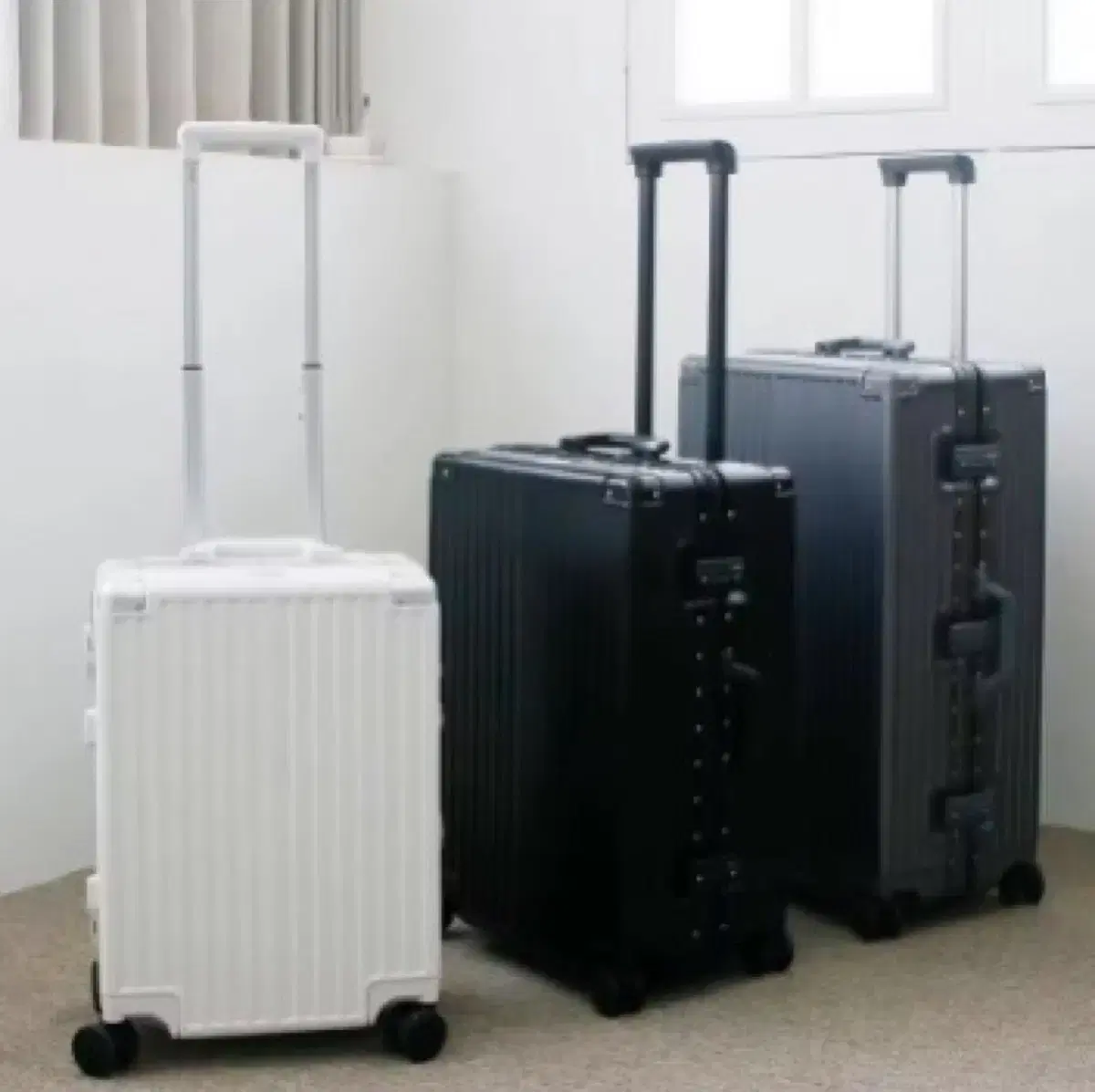 スーツケース 親子セット Mサイズ＋ミニトランク 拡張機能 TSA